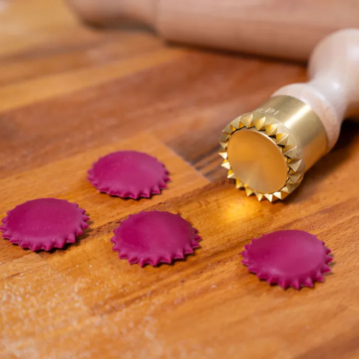 Professional Girasoli ravioli stamp, Ø 38 mm