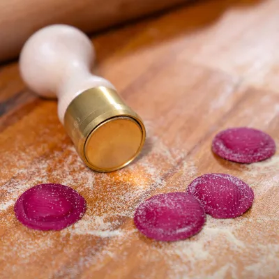 Professional Girasoli ravioli stamp, Ø 30 mm