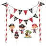 Cake Topper Piraten, 6-teilig