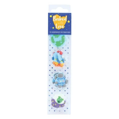 Sugar decoration astronauts, 10 pieces
