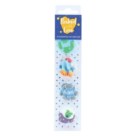Sugar decoration astronauts, 10 pieces