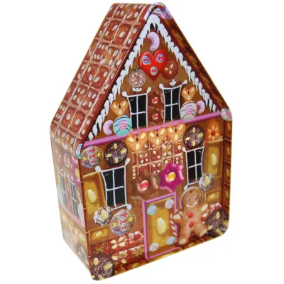 Guetzlidose Lebkuchenhaus, 180 x 120 x 58 mm