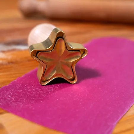 Professional pasta stamp star shape