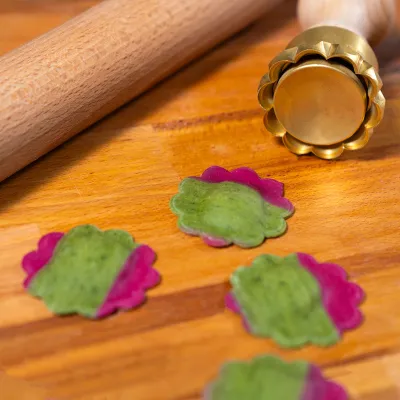 Professional ravioli stamp flower, Ø 50 mm