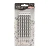 Bougies Bubble argent, 14 cm