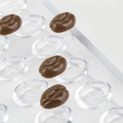 Pralinenform Mini Kaffeebohnen, 80 Stück
