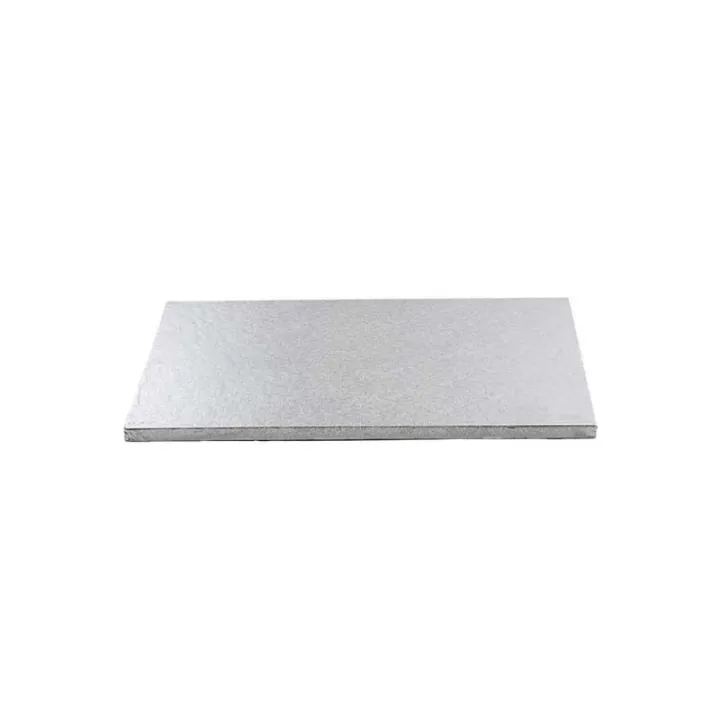Rectangular cake plate 30 x 20 cm, silver