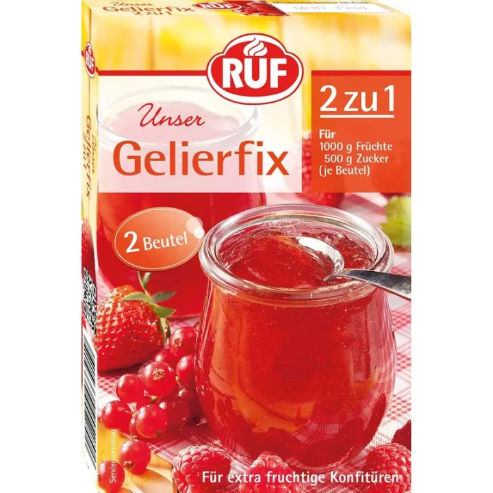 Gelierfix 2:1 by RUF – less sugar, more fruit, perfectly set | miniSchoggi