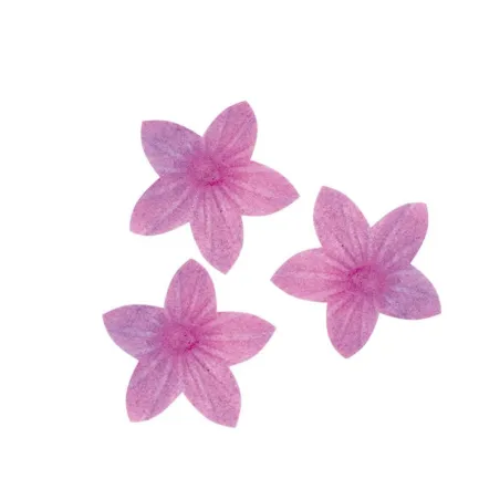 Gigli viola in carta commestibile Ø 2 cm, 400 pezzi