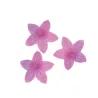 Lys violets en papier comestible Ø 2 cm, 400 pièces