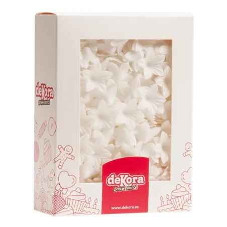 Lys blancs en papier comestible Ø 2 cm, 400 pièces