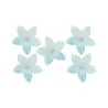 Lys bleus en papier comestible Ø 2 cm, 400 pièces