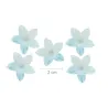 Lys bleus en papier comestible Ø 2 cm, 400 pièces