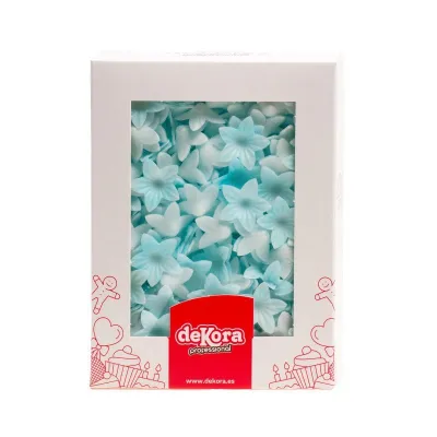 Gigli blu in carta commestibile Ø 2 cm, 400 pezzi