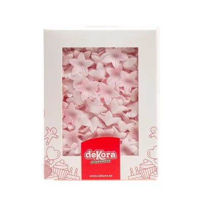 Gigli rosa in carta commestibile Ø 2 cm, 400 pezzi