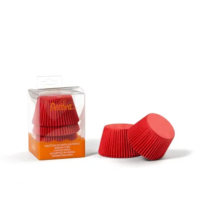 XL Muffinkapseln rot, 60 Stück