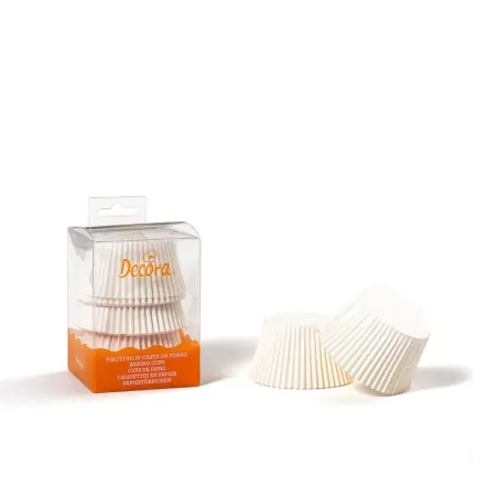 XL Caissettes à muffins blanches, 60 pièces