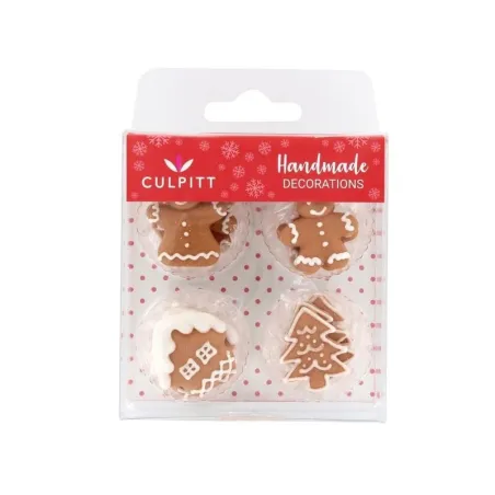 Sugar decoration gingerbread men, 12 pieces