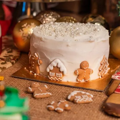 Décoration en sucre Bonhomme de pain d'épice, 12 pièces