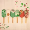 Décoration en sucre Bonhomme de pain d'épice, 12 pièces