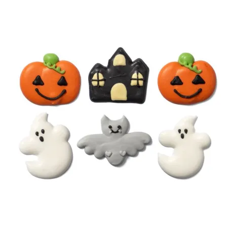Decorazione di zucchero Fantasie di Halloween, 6 pezzi