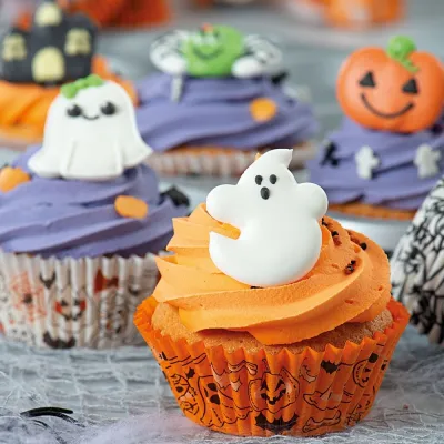 Sugar decoration Halloween fantasies, 6 pieces