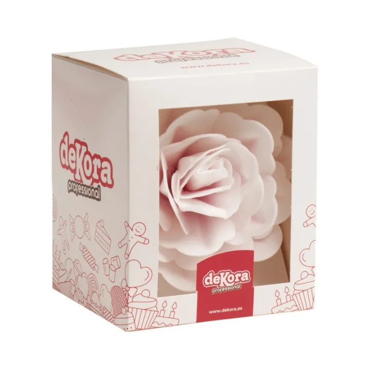 Grosse Rose aus Esspapier, Ø 12.5 cm