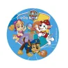 Cake topper made of edible paper Paw Patrol Party, Ø 15 cm
