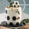 Zuckerdekoration Fussball Fan, 8 Stück