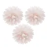 Pompons en papier à manger blanc Ø 4.5 cm, 12 pièces