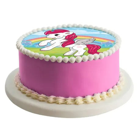 Cake topper made of edible paper Unicorn, Ø 20 cm