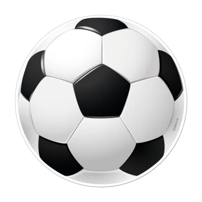 Tortenaufleger aus Esspapier Fussball, Ø 15.5 cm