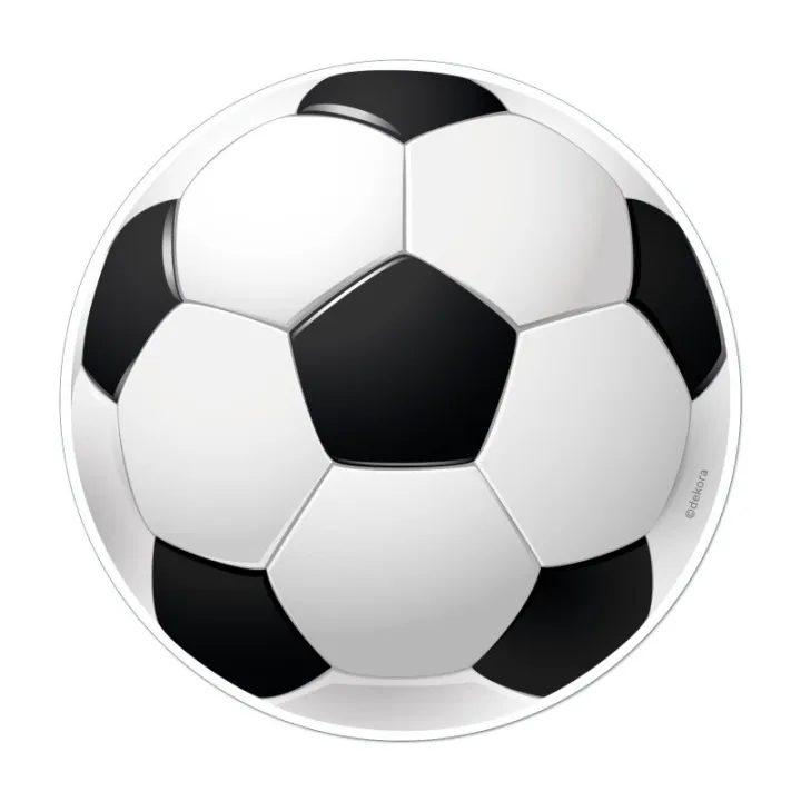 Cake topper in carta commestibile a forma di pallone, Ø 15,5 cm