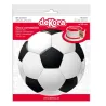 Cake topper made of edible paper football, Ø 15.5 cm