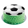 Découpe pour gâteau en papier, ballon de foot, Ø 15.5 cm