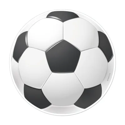 Tortenaufleger aus Esspapier Fussball, Ø 20 cm