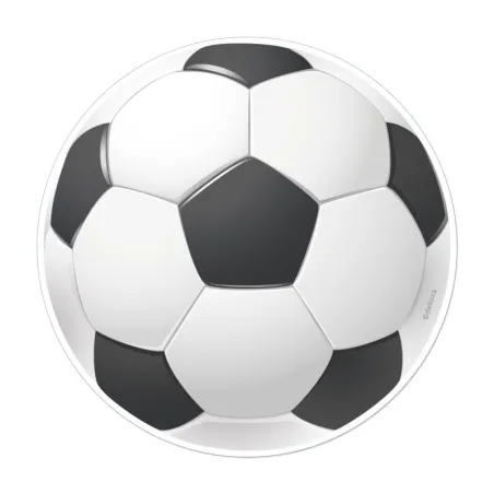 Découpe pour gâteau en papier, ballon de foot, Ø 20 cm