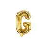 Goldener Buchstabenballon G – 35 cm