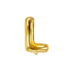 Palloncino lettera L dorato – 35 cm