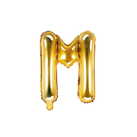 Golden letter balloon M – 35 cm