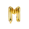 Palloncino lettera M dorato – 35 cm