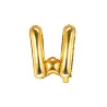 Ballon lettre dorée W – 35 cm