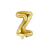 Ballon lettre doré Z – 35 cm