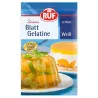 RUF Gélatine en feuille 20 g – 12 feuilles de Gélatine pour crèmes de gâteaux, Gelées et desserts | miniSchoggi