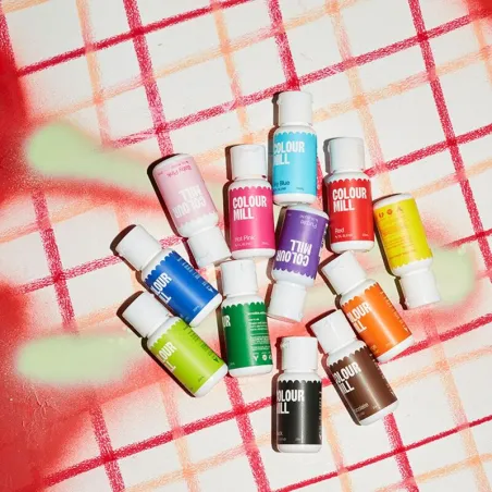 Set iniziale di colori in pasta liposolubili Colour Mill, 12 x 20 ml