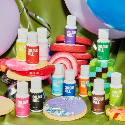 Colour Mill encre en pâte soluble dans la graisse, kit de démarrage, 12 x 20 ml