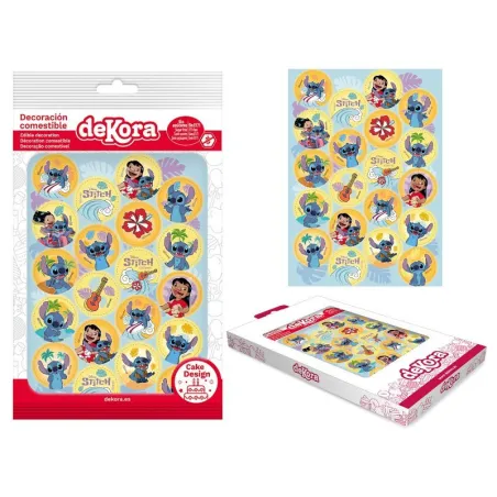 Stitch edible paper topper, Ø 3.4 cm