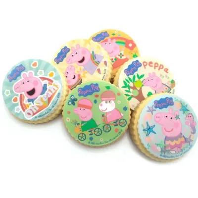 Esspapier Cupcakes Aufleger Peppa Pig, 6 Stück