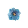Fleurs bleues en papier à manger Ø 4 cm, 18 pièces