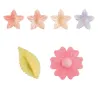Mélange de fleurs en papier comestible, 3 pièces